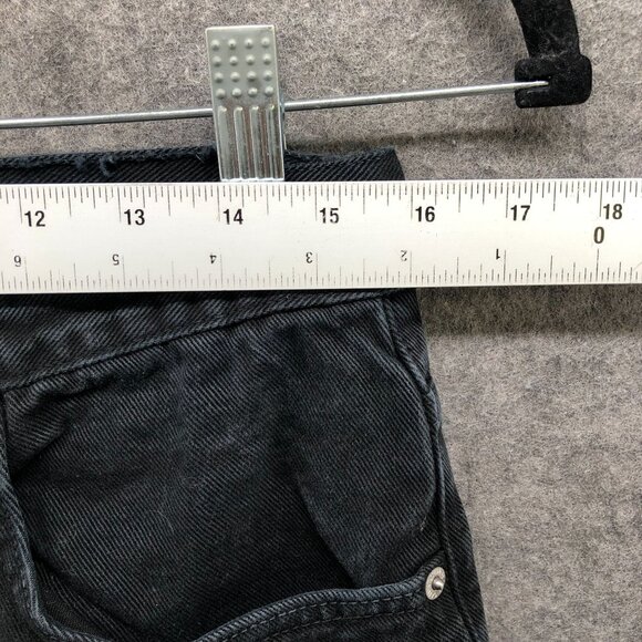 Vintage Calvin Klein Easy Fit Jean Mens 33x30 Black Wash Rigid Cotton Relaxed - Picture 9 of 11